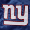 New york giants enforcer full snap satin varsity jacket bluered 2