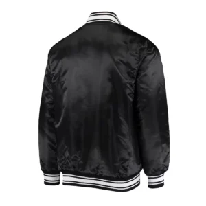 New york giants locker room satin varsity jacket black 2