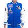 New york giants mash up varsity jacket