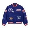 New york giants pennant royal wool jacket