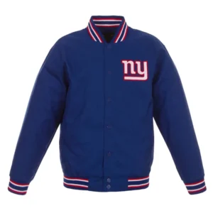 New york giants poly twill full snap jacket