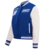 New york giants retro classic womens wool leather varsity jacket blue white 5