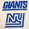 New york giants retro classic womens wool leather varsity jacket white blue 2