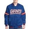 New york giants scout full snap satin jacket