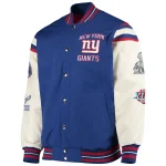 New York Giants Victory Formation Commemorative Wool/Leather Jacket