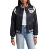 New york giants wear by erin andrews womens bomber jacket black 4