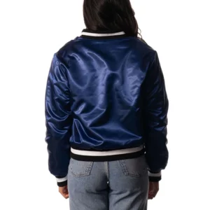 New york giants womens full zip bomber varsity blue jacket 1 1
