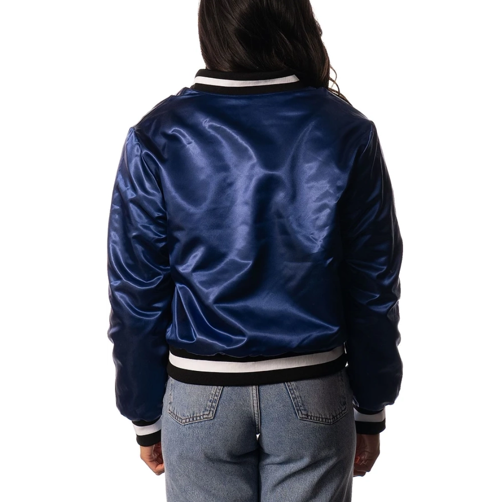 New york giants womens full zip bomber varsity blue jacket 1 1