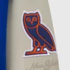New york islanders blue full snap wool leather slevees