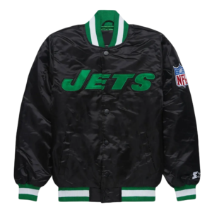 New york jets blackout full snap jacket