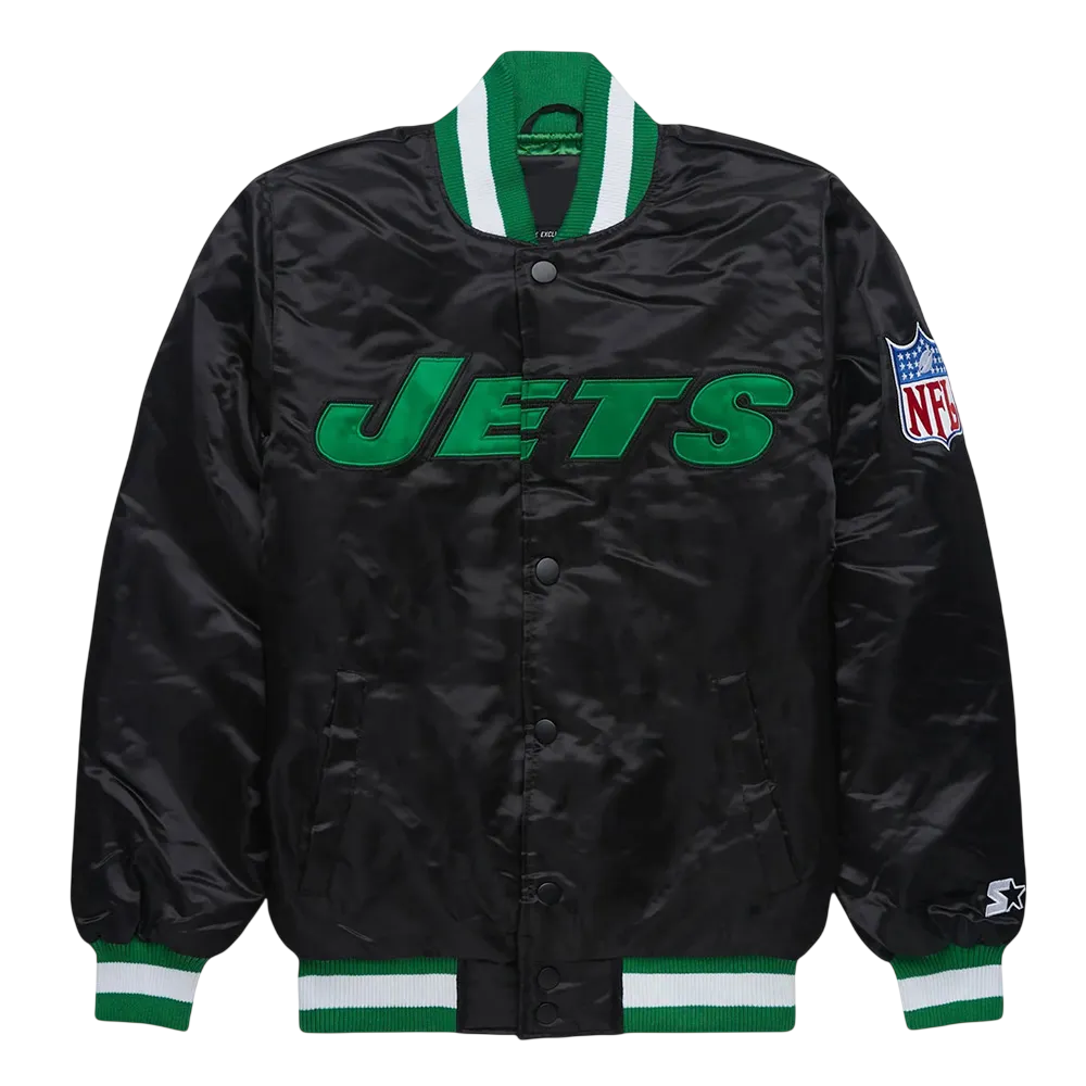 New york jets blackout full snap jacket