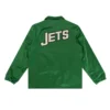 New york jets green satin windbreaker