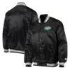 New york jets locker room satin varsity satin jacket black 4