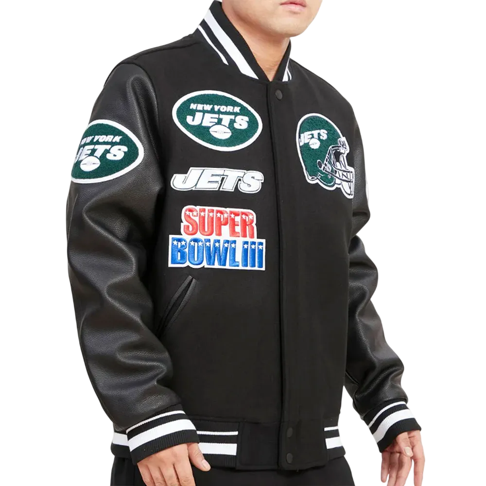 New york jets mashup wool jacket