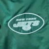 New york jets starter prime time satin varsity jacket green