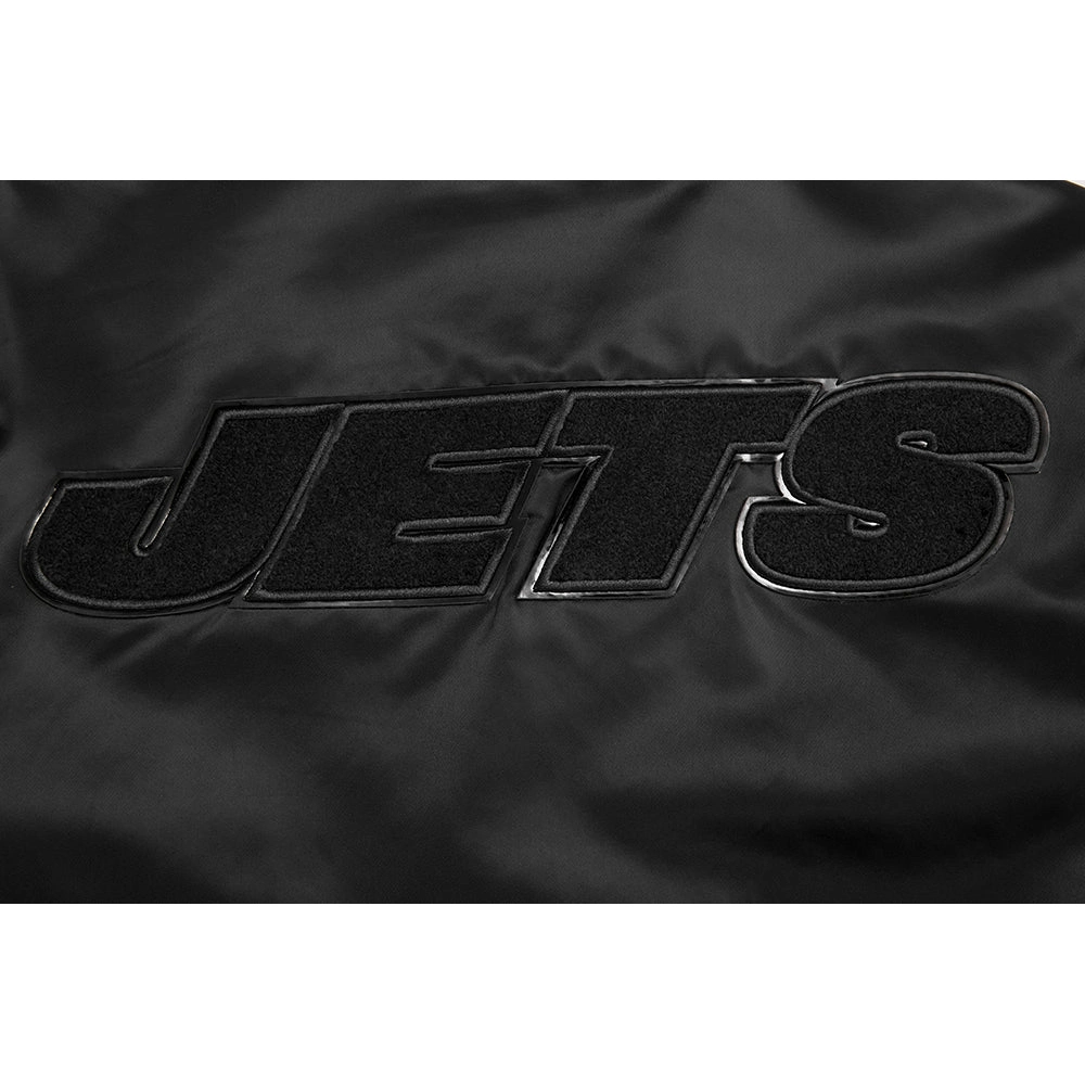 New york jets triple black jacket