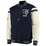 Los Angeles Rams Victory Formation Commemorative Wool/Leather Jacket