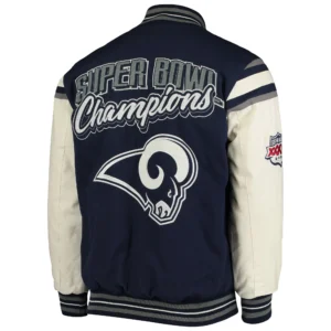 New york jets victory formation commemorative full snap varsity jacket navy white 2 1