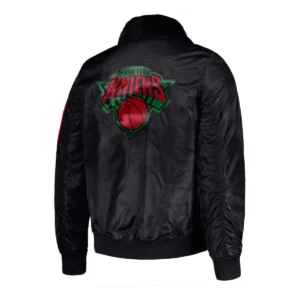 New york knicks black history month bomber jacket