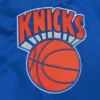 New york knicks cooperstown full snap satin varsity jacket 1
