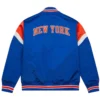 New york knicks cooperstown full snap satin varsity jacket 2