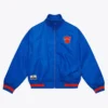New york knicks full zip satin jacket