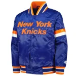 New York Knicks Youth Home Game Blue Satin Jacket