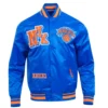 New york knicks nba best of mens rib satin jacket