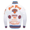 New york knicks old english satin jacket