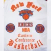 New york knicks old english satin white patch