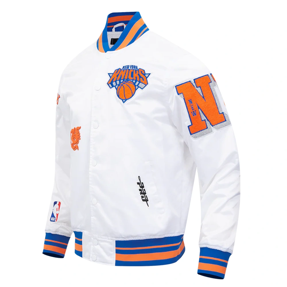 New york knicks old english satin