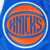 New york knicks script tail full snap satin varsity jacket blue 2