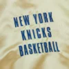 New york knicks team og 20 vintage logo satin varsity jacket gold 4