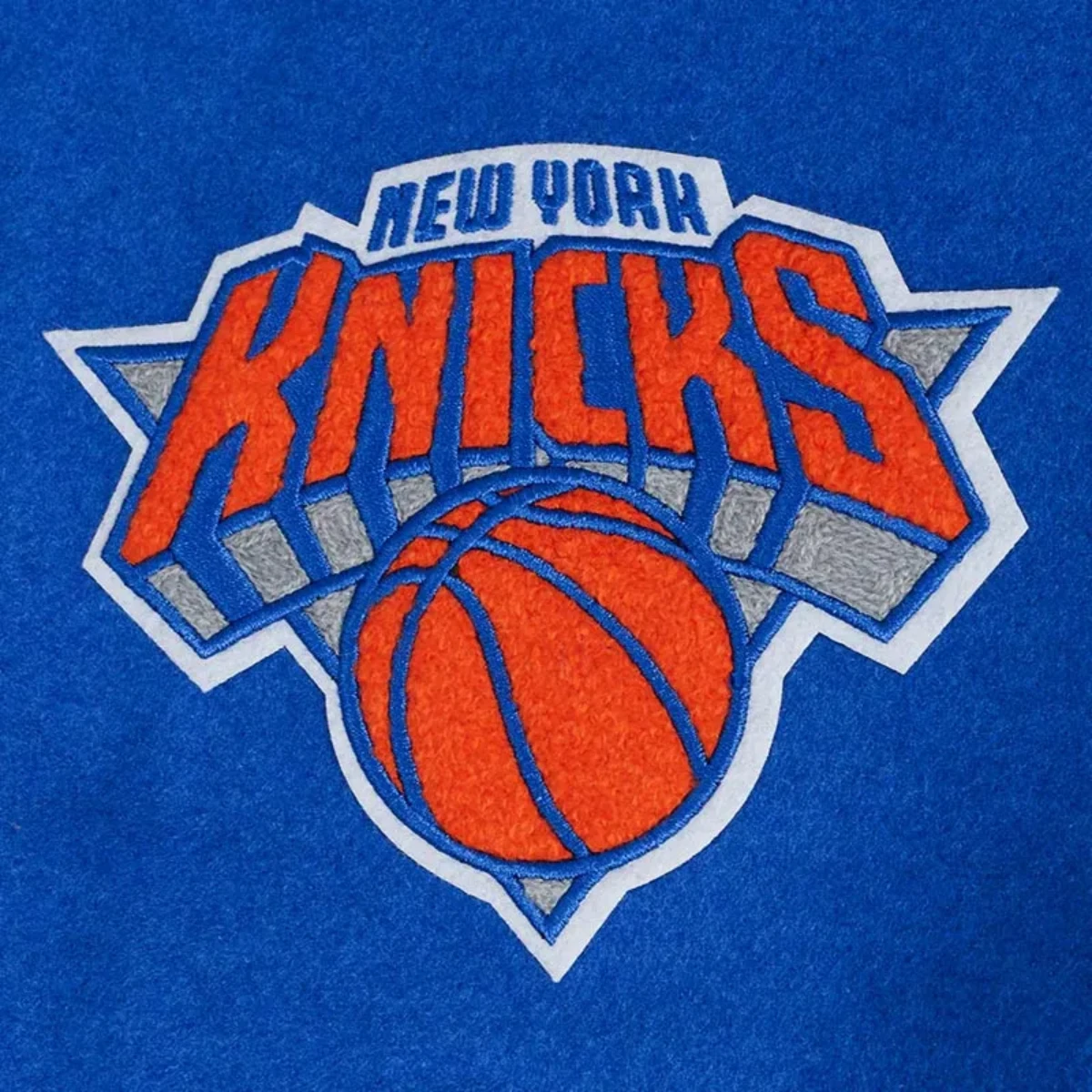 New york knicks turn it up varsity jacket