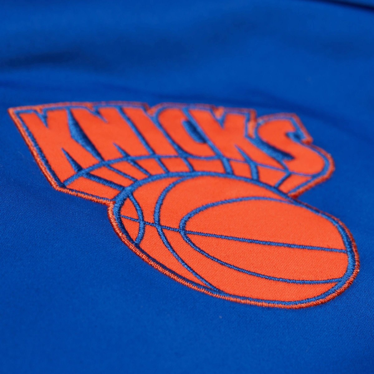 New york knicks vintage team origins blue orange jacket