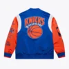 New york knicks vintage team origins bomber jacket