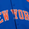 New york knicks vintage team origins full snap jacket