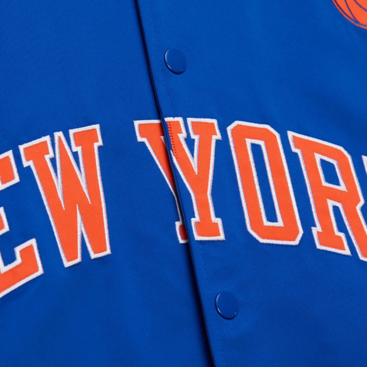 New york knicks vintage team origins full snap jacket