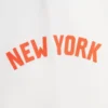 New york knicks washed fleece varsity jacket