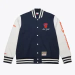 New York Knicks Washed Navy Fleece Jacket