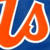 New york mets full real leather varsity jacket blue 3