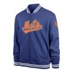 New York Mets Pro Camden Track Blue Cotton Jacket