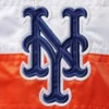 New york mets the ambassador satin varsity jacket blue