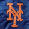 New york mets the captain ii satin varsity jacket blue 3