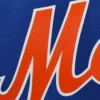 New york mets two tone handcrafted logo wool jacket blue gray 3