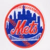 New york mets womens mashup wool leather varsity jacket bluewhite 2 1