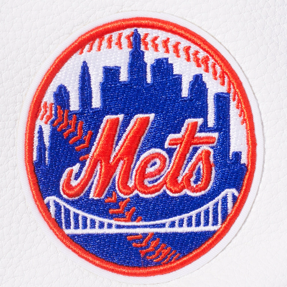 New york mets womens mashup wool leather varsity jacket bluewhite 2 1