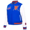 New york mets womens mashup wool leather varsity jacket bluewhite 7 1