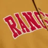 New york rangers browncream dusted hooded front detail