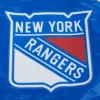 New york rangers script tail satin varsity jacket blue 8